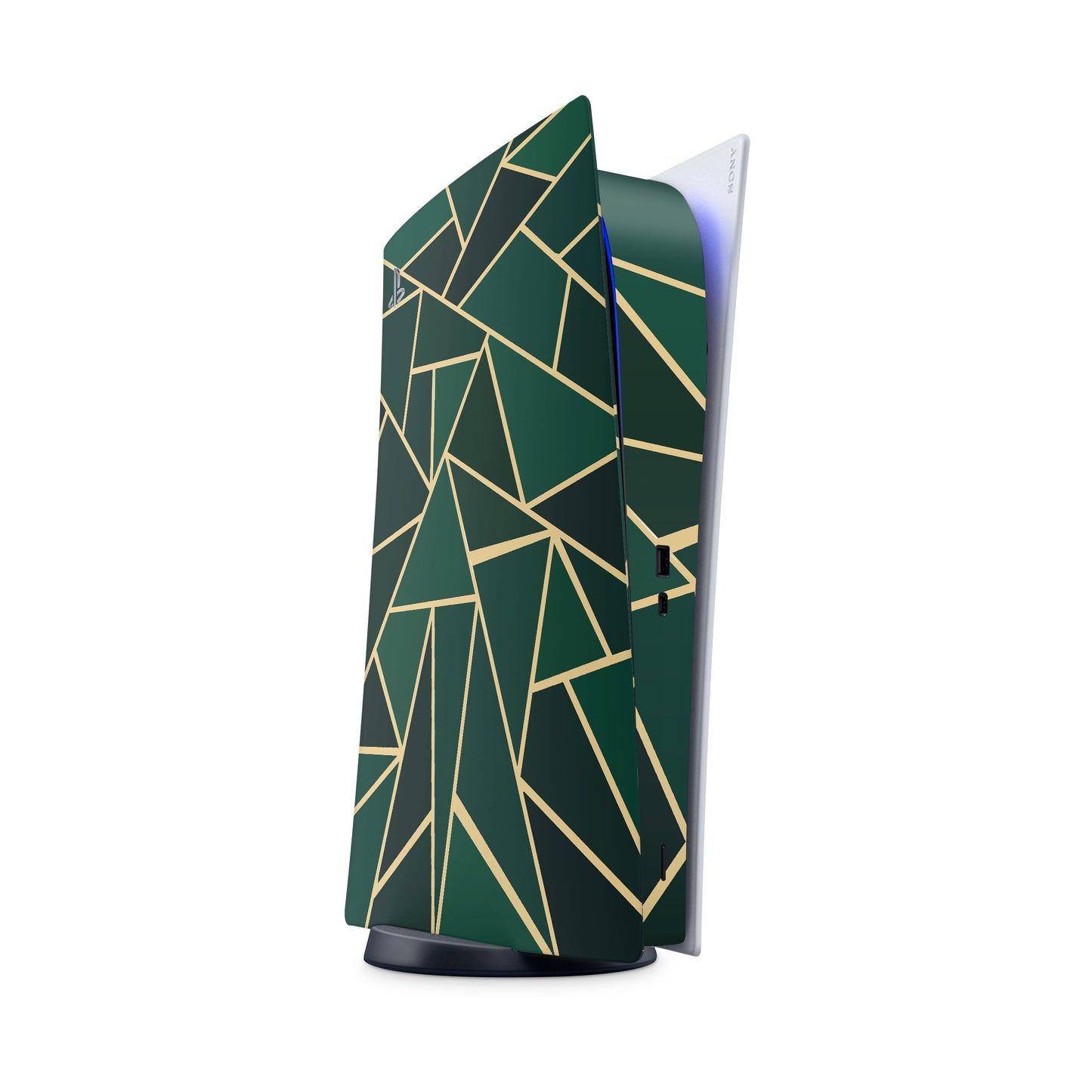 Abstract Line Pattern green